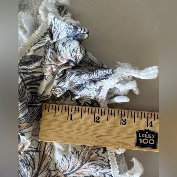 Rewash Linen Blend Tropical Shorts Juniors Size M - Picture 7 of 7